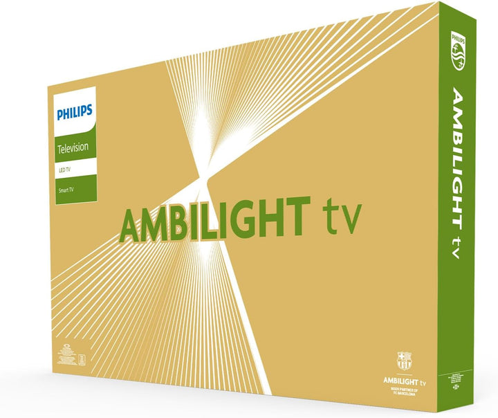 Philips Ambilight 43PUS8109 4K LED Smart TV - 43-Zoll Display Mit Pixel-Präziser Ultra HD, Titan OS Plattform Und Dolby Atmos, Funktioniert Mit Alexa Und Google Sprachassistent - Satiniertes Chrom