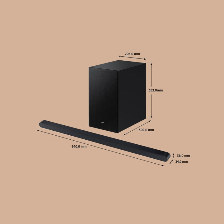SAMSUNG Soundbar HW-S700D/ZF - Ultra Slim-Design, Dolby Atmos Kabellos, Q-Symphony, 3.1 Kanäle Und Spacefit Sound