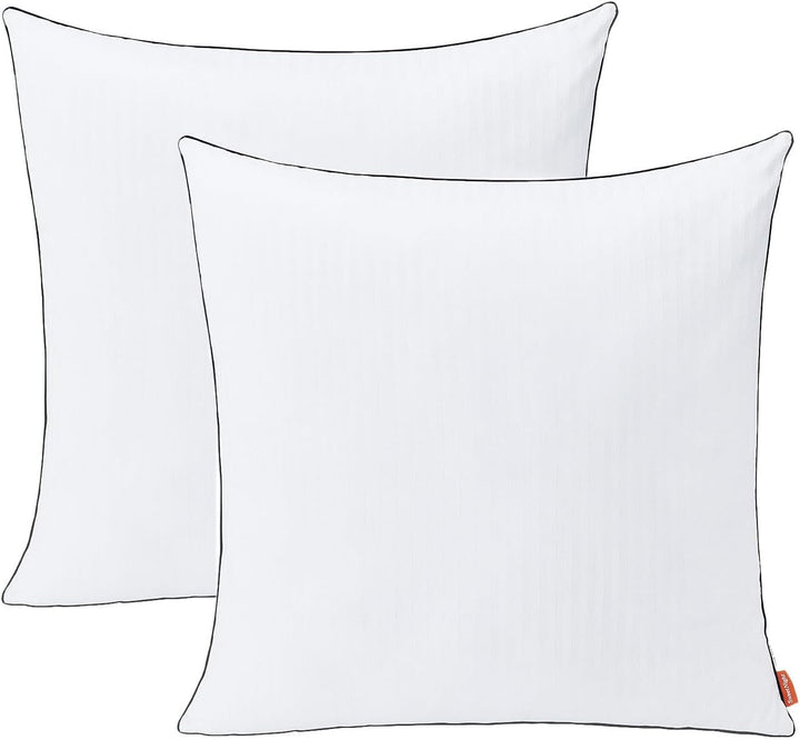 Pernă Sweetnight 80X80 Set de 2, pernă din microfibră 1300G, pernă moale și de susținere a gâtului pentru toate pozițiile de dormit, capac respirabil 100% bumbac, certificat Oeko-Tex