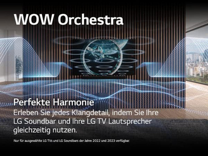 LG DSC9S 3.1.3 Soundbar (400W) Mit Kabellosem Subwoofer (Dolby Atmos, HDMI, Bluetooth), Schwarz [Modelljahr 2023]